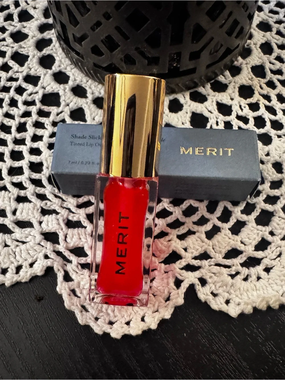 Merit Lip Gloss — Sheer Bright Pink Hydrating Shine